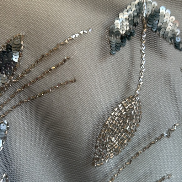 Adrianna Papell designer gown size 8 sage - Picture 5 of 5